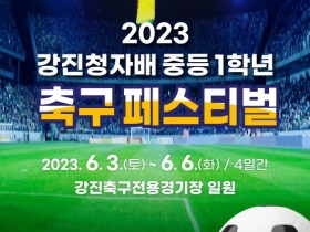 스포츠 메카 강진...“이제는 축구다!”