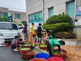 연동 새마을 부녀회, 사랑의 열무김치 나눔 행사