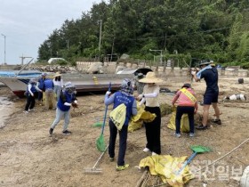 유달동, 작년에 이어 올해도 외달도 바다환경 정화활동 전개