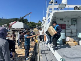 고흥군, ‘시산페리호’ 운항 중단에, 행정선 긴급 투입