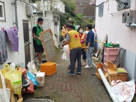 한적십자사 순천지구 웃음봉사회, 순천강남라이온스클럽과 연계 봉사