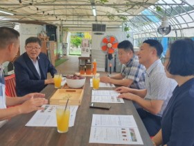 임만규 함평군 부군수, ‘치유농장’ 육성 현장 방문