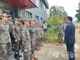 곡성군 통합방위협의회, 추석 맞이 군 장병 위문품 전하며 격려