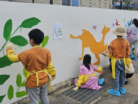 안좌초, ‘자연과 사람, 동물이 어우러지는 마을벽화그리기’ 프로젝트