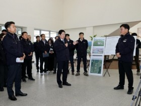 공영민 고흥군수, 새해 첫날 현장행보로 지역발전 의지 다져