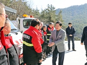 공영민 고흥군수, 설 명절 비상근무자 격려