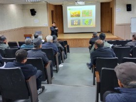 구례군농업기술센터, 콩 전문가 초청 논콩 재배 기술 교육 실시