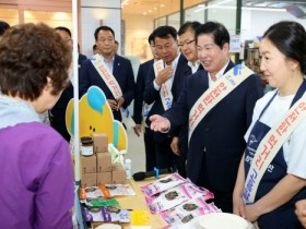 공영민 고흥군수, 제주도서 고흥쌀 홍보 판촉전 펼쳐