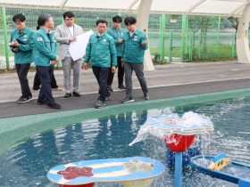 광양시, 백운제테마공원 물체험장 개선공사 마무리