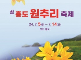 비를 기다리는 유일한 축제 ‘섬 홍도 원추리축제’ 개최