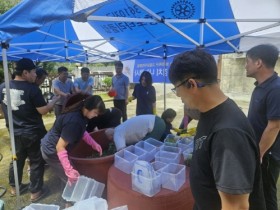 고흥군 고흥읍, 고흥로타리클럽으로부터 열무김치·백미 기탁받아