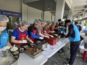 광양시 자원봉사센터, 충남 논산 수해 복구 현장에 ‘모두愛밥차’ 지원