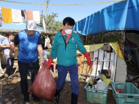 장흥군, 공무원과 지역민 손잡고 ‘수해복구 총력’